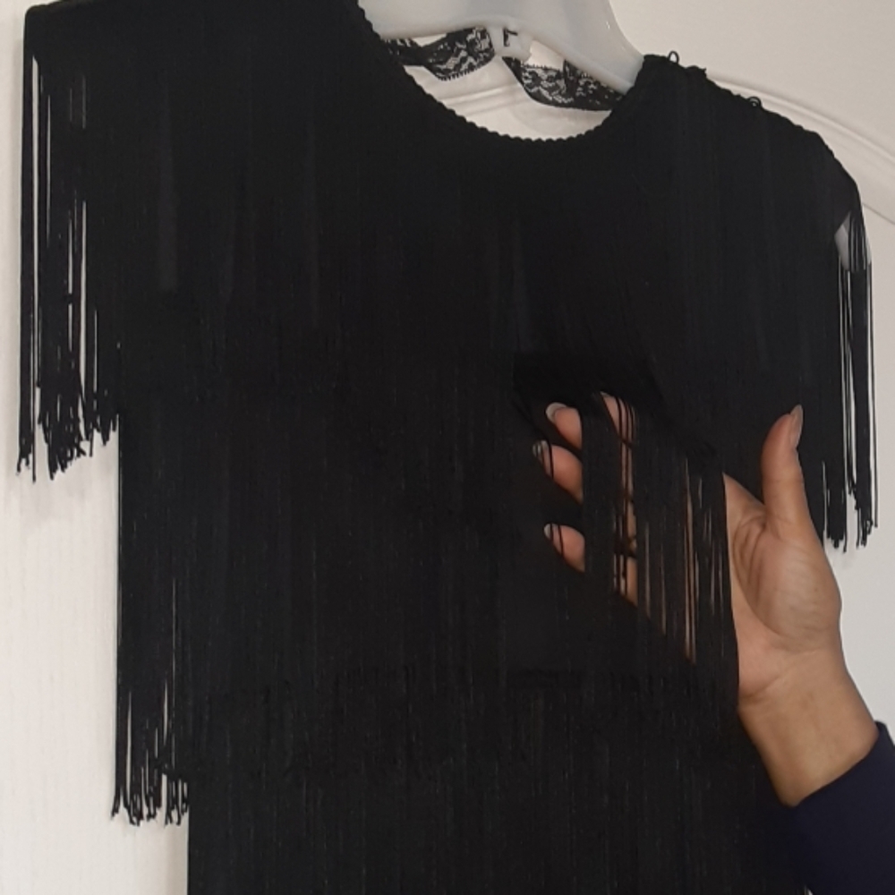 Fringe cocktail dress